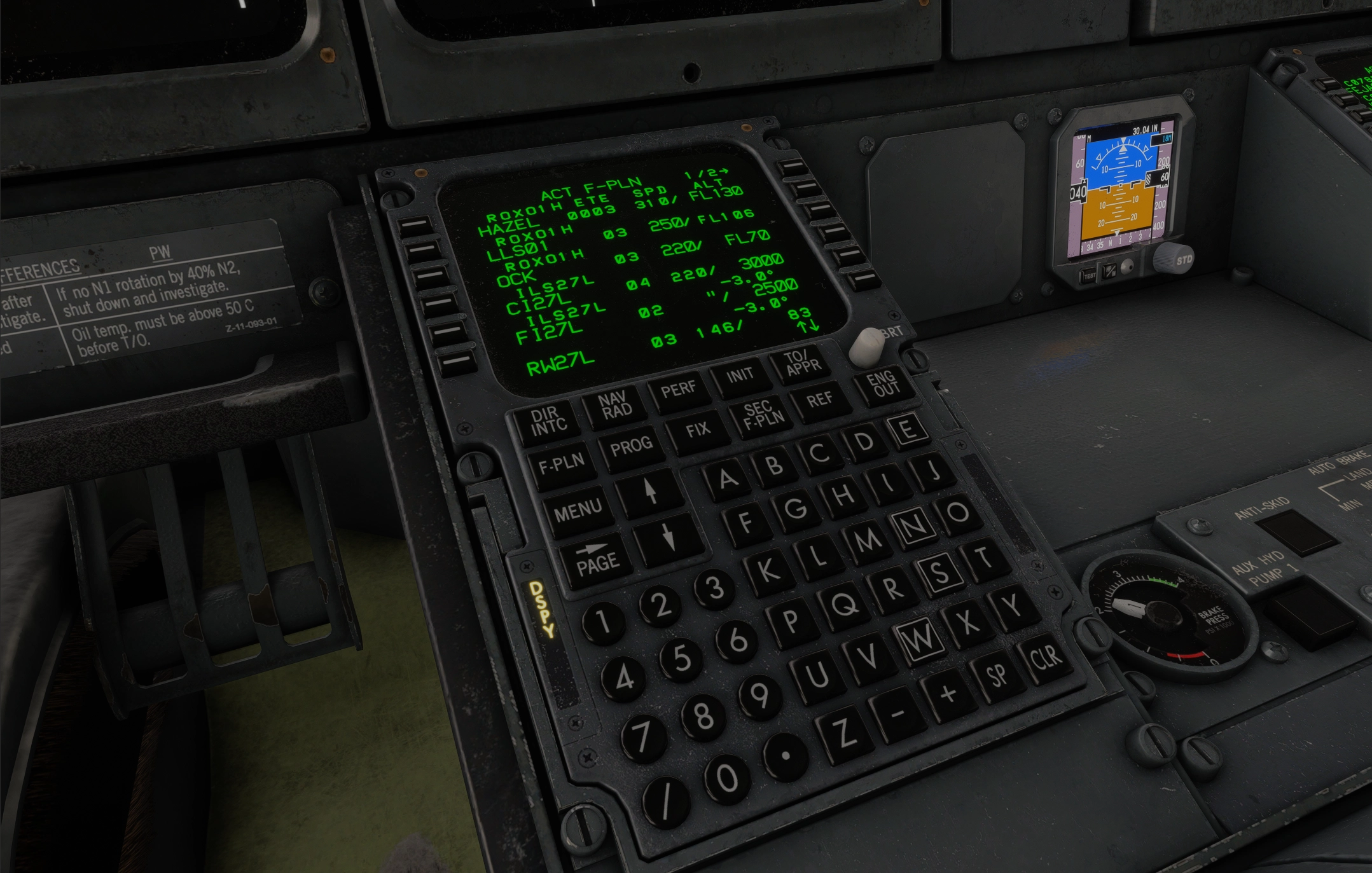 FPLN page with route and predictions