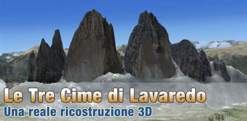 Real Earth X - Le Tre Cime di Lavaredo