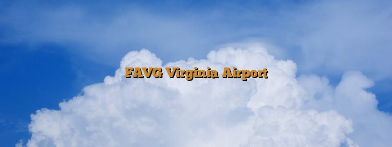 FAVG Virginia Airport