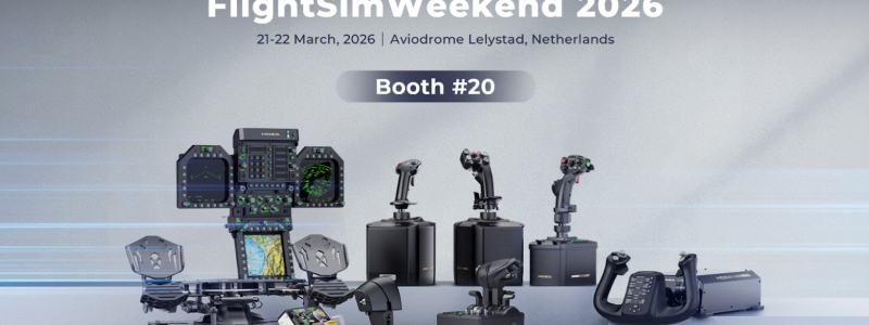 Moza Racing Presenta Nuove Soluzioni Hardware per la Simulazione di Volo al FSWeekend 2026
